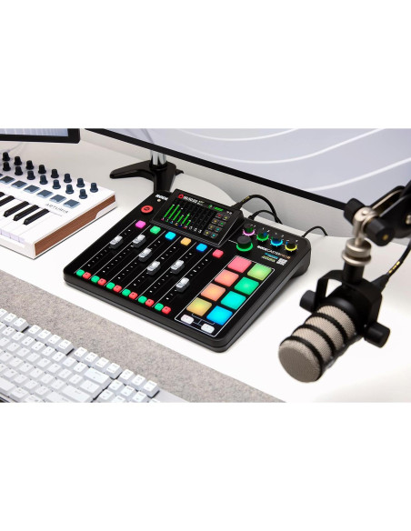 RDE RDECaster Pro II + Micrófono Dinámico Samson Q2U