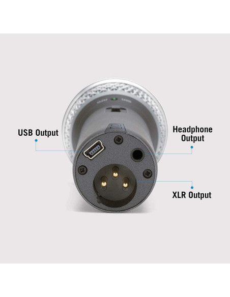 RDE RDECaster Pro II + Micrófono Dinámico Samson Q2U