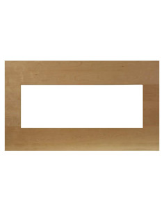 Manto de Madera de Abedul Amantii para Chimenea Eléctrica 99x2.5x40cm