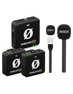 Micrófono Inalámbrico RDE Wireless ME Dual + Interview GO