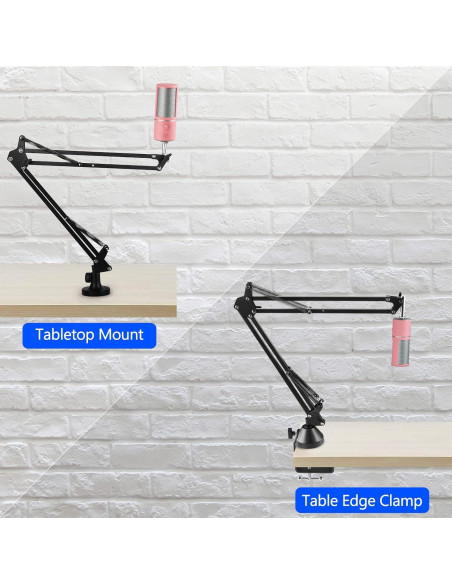 Brazo de Micrófono Geekria para Razer Seiren V3 Mini y Elite