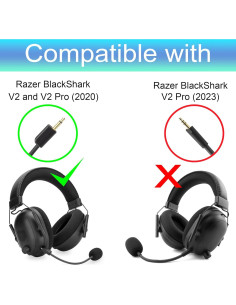 Micrófono de Reemplazo LEFXMOPHY para Auriculares Razer BlackShark V2 2