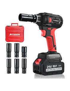 Llave de Impacto Inalámbrica AOBEN 21V 400N.m 3000rpm con Batería