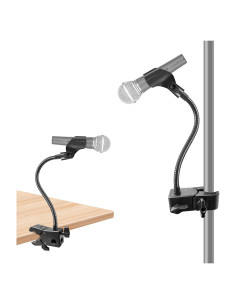 Soporte de Micrófono Flexible KMM1250419 33 cm con Clamp