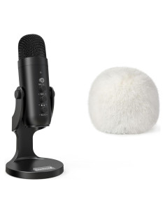 Micrófono USB Gaming ZealSound K66 con Funda Peluda