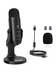 Micrófono USB Gaming ZealSound K66 con Funda Peluda 2