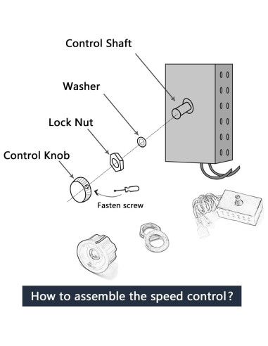 Control de Velocidad Hongso para Ventilador de Chimenea