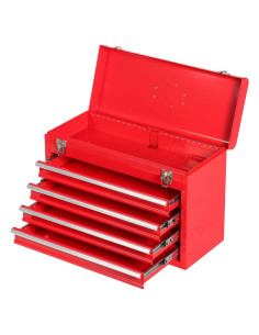 Caja de herramientas portátil TANKSTORM 4 cajones 52.3 cm roja