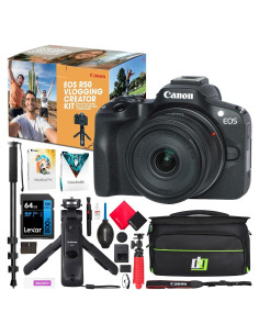 Cámara Sin Espejo Canon EOS R50 Kit Vlogging 24.2MP 4K