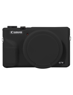 Funda de Silicona Suave Canboc para Canon G7X Mark III - Negra