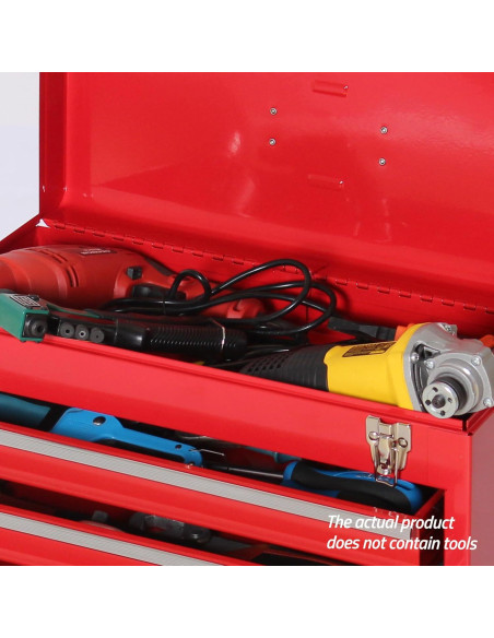Caja de herramientas portátil TANKSTORM 4 cajones 52.3 cm roja