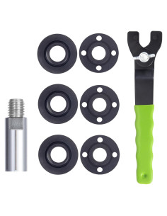 Conjunto de Tuercas y Eje de Extensión para Amoladora Angular Relioky