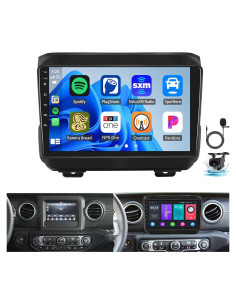 Estéreo de Coche Android 9" Saitedudu para Jeep Wrangler JL 2018-2019