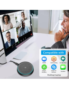 Micrófono USB Omnidireccional ANSTEN para PC 3m 2