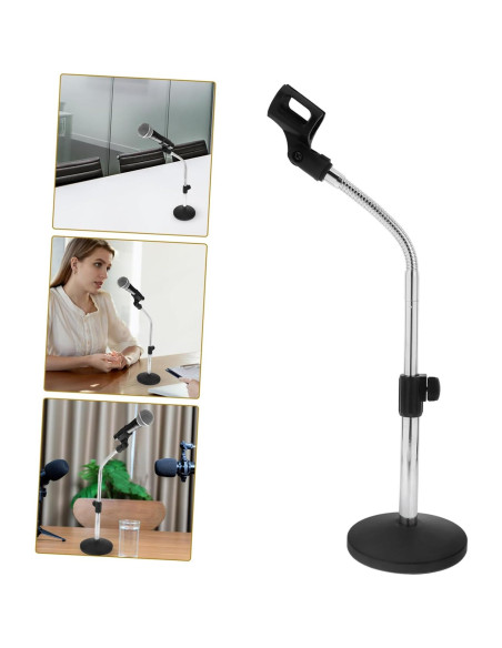 Soporte de Micrófono de Escritorio Ajustable Milisten 43cm Hierro