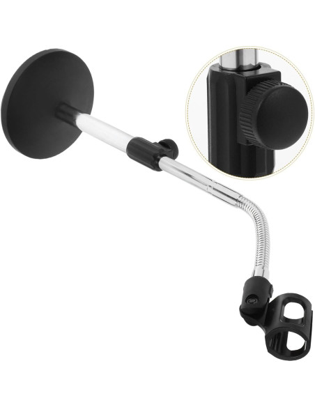 Soporte de Micrófono de Escritorio Ajustable Milisten 43cm Hierro