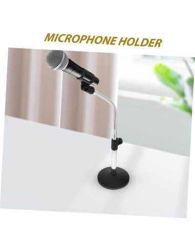 Soporte de Micrófono de Escritorio Ajustable Milisten 43cm Hierro