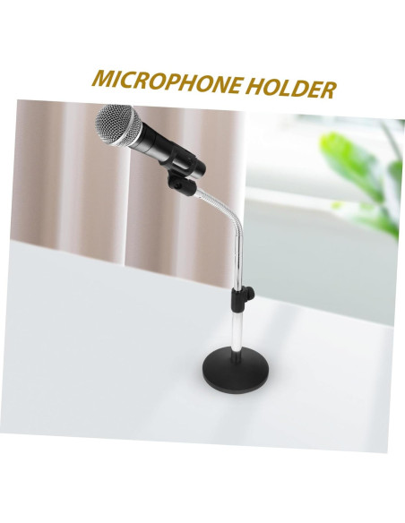 Soporte de Micrófono de Escritorio Ajustable Milisten 43cm Hierro