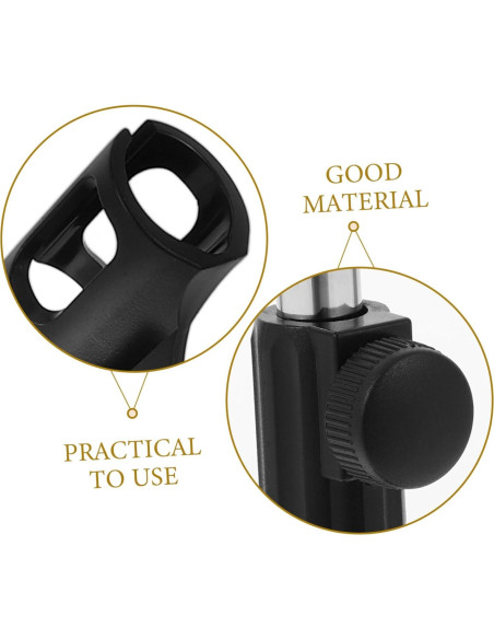 Soporte de Micrófono de Escritorio Ajustable Milisten 43cm Hierro