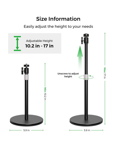 Cámara de Streaming 4K NearStream VM20 con Soporte Ajustable