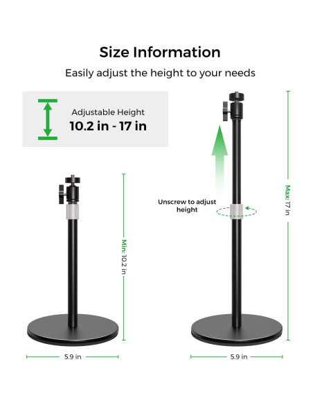 Cámara de Streaming 4K NearStream VM20 con Soporte Ajustable