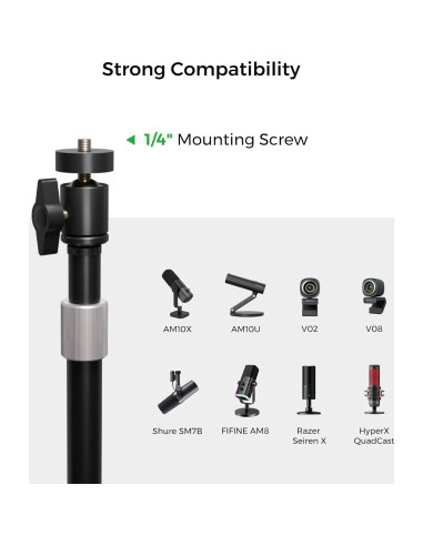 Cámara de Streaming 4K NearStream VM20 con Soporte Ajustable