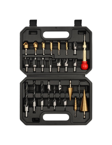 Juego de Herramientas de Perforación Rocaris 26 Pcs para Carpintería
