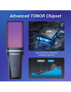Micrófono USB TONOR TC777 Pro Cardioide con Brazo Ajustable 2