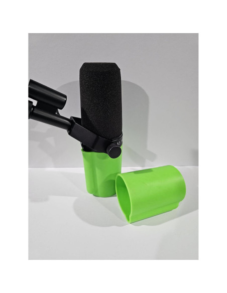 Cubierta de micrófono verde lima Myc para Shure SM7B/SM7dB