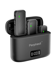 Paquete de 2 Micrófonos Lavalier Inalámbricos SHENZHEN M7-PRO