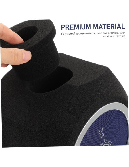 Funda de Esponja para Micrófono FAVOMOTO Azul Aislante de Ruido Funda de Esponja para Micrófono FAVOMOTO Azul Aislante de Ruido