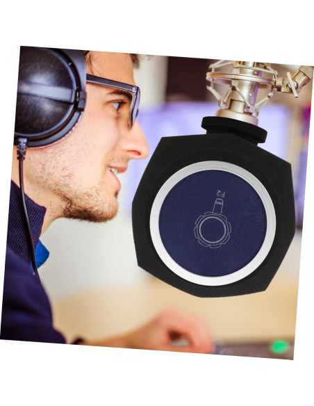 Funda de Esponja para Micrófono FAVOMOTO Azul Aislante de Ruido Funda de Esponja para Micrófono FAVOMOTO Azul Aislante de Ruido