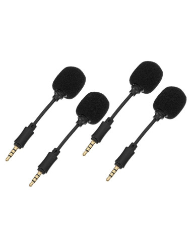 Micrófono Portátil VICASKY 4 Pcs Cancelador de Ruido 10cm