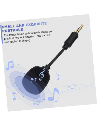 Micrófono Portátil VICASKY 4 Pcs Cancelador de Ruido 10cm