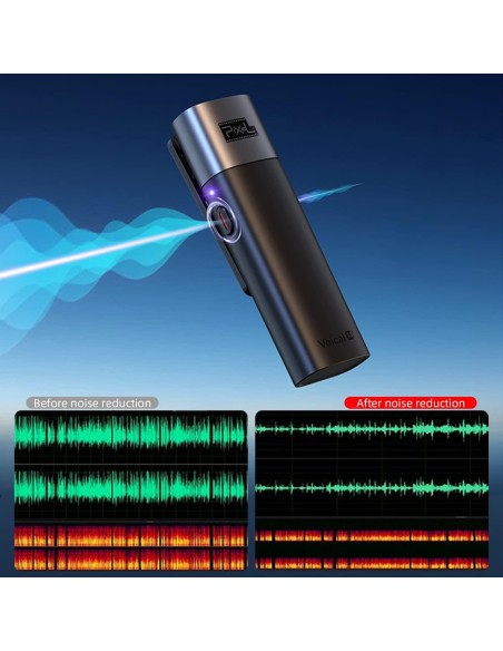 Micrófono Lavalier Inalámbrico Pixel Voical M Type-C 42h Batería