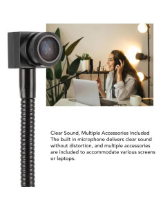 Cámara Web USB 1080P Bewinner con Micrófono Incorporado 2