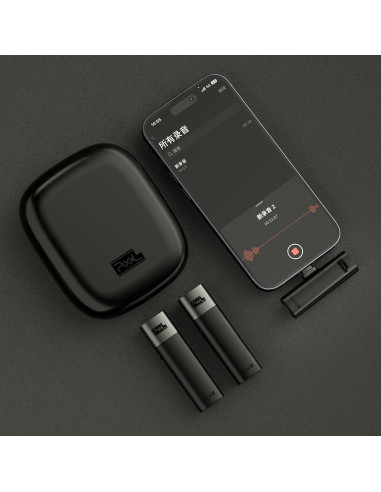 Micrófono Lavalier Inalámbrico Pixel Voical M Type-C 42h Batería