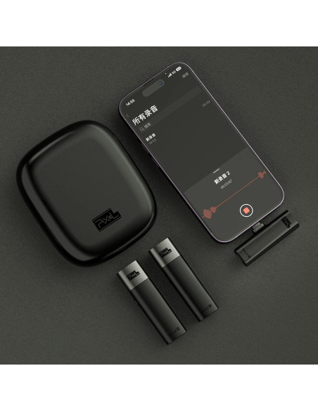 Micrófono Lavalier Inalámbrico Pixel Voical M Type-C 42h Batería
