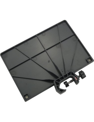 Bandeja Ajustable para Soporte de Micrófono Negro 20.07 cm