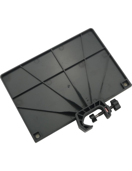 Bandeja Ajustable para Soporte de Micrófono Negro 20.07 cm Bandeja Ajustable para Soporte de Micrófono Negro 20.07 cm