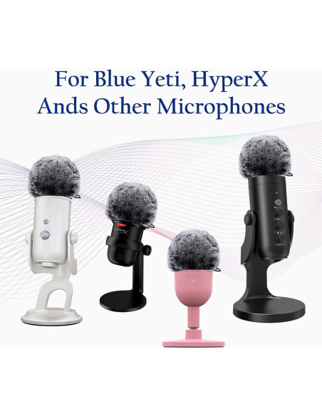 Cubiertas de micrófono Blue Yeti Pro - Filtro Pop y Espuma