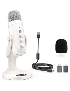 Micrófono USB Gaming ZealSound K66 con Cubierta de Piel 2