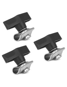 Paquete de 3 Soportes de Tornillo para Micrófono y Lámpara