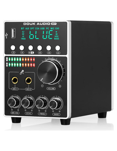 Amplificador Bluetooth Douk Audio M7 160W Karaoke Estéreo