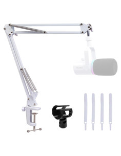Brazo de Micrófono Ajustable FEELWORLD AMS1 Blanco 0.59 kg