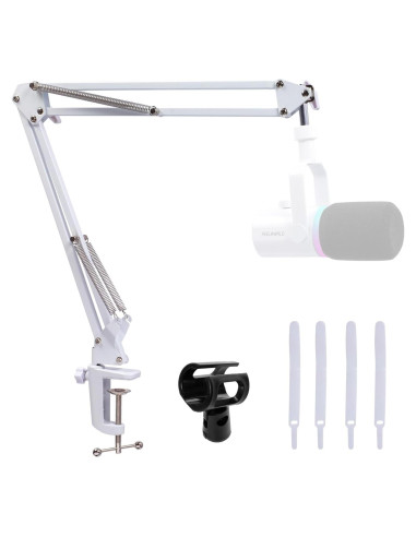 Brazo de Micrófono Ajustable FEELWORLD AMS1 Blanco 0.59 kg