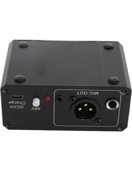 Preamplificador de Micrófono Profesional 48V XLR 27dB