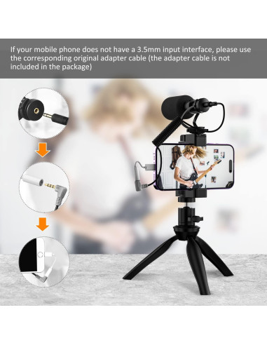Micrófono de Smartphone Comica CVM-VM10-K2 con Trípode