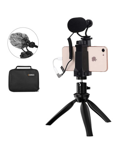 Micrófono de Smartphone Comica CVM-VM10-K2 con Trípode
