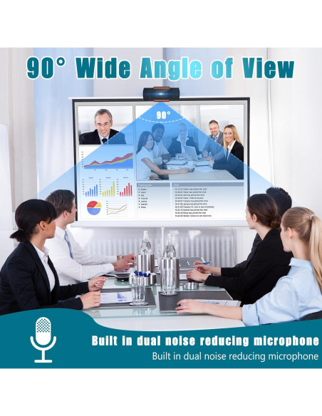 Cámara Web UrbanX FHD 2K con Micrófono y Privacidad Cámara Web UrbanX FHD 2K con Micrófono y Privacidad